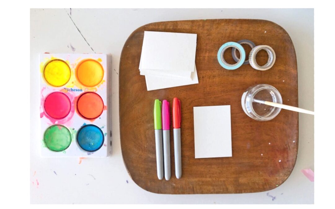 “Weg” met de grote vellen wit papier! “Hallo” kleine velletjes papier!